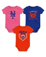 Infant Royal/Red/Heathered Gray New York Giants 3-Pack Game On