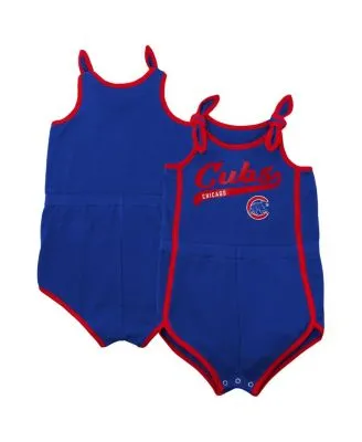 Outerstuff Toddler Boys and Girls Royal Chicago Cubs Hit Run Bodysuit