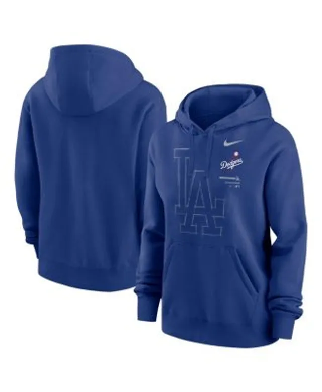 New Era Women's Heathered Royal, White Los Angeles Dodgers Colorblock  Tri-Blend Pullover Hoodie - Macy's