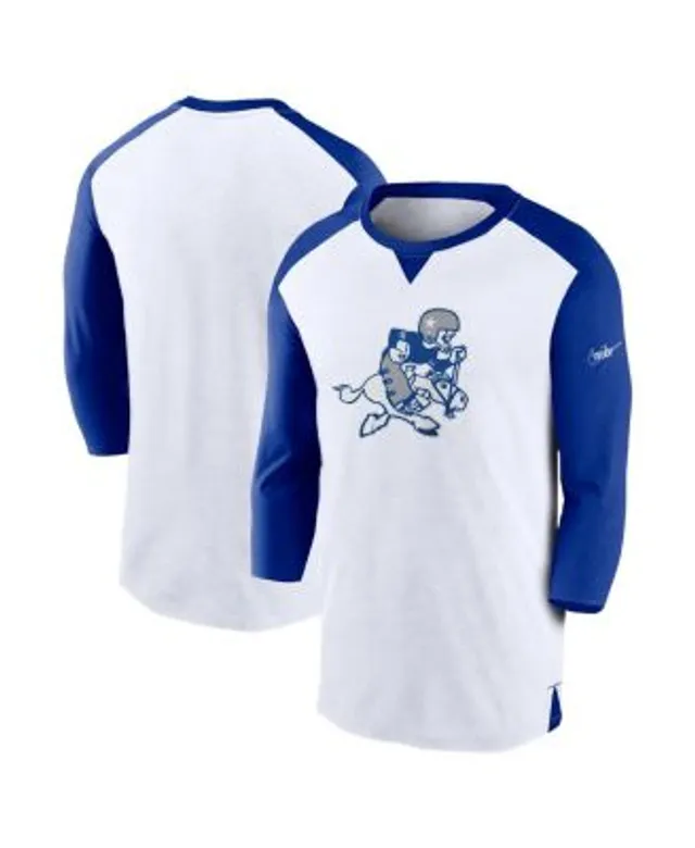 Men's '47 Royal Dallas Cowboys Varsity Arch Throwback T-Shirt