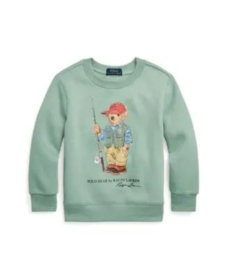 Little and Toddler Boys Polo Bear Fleece Sweatshirt
