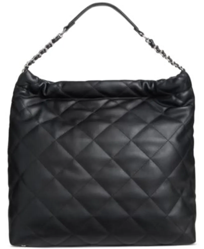 I.N.C. International Concepts Small Ajae Quilted Crossbody, Created for Macy's - Black