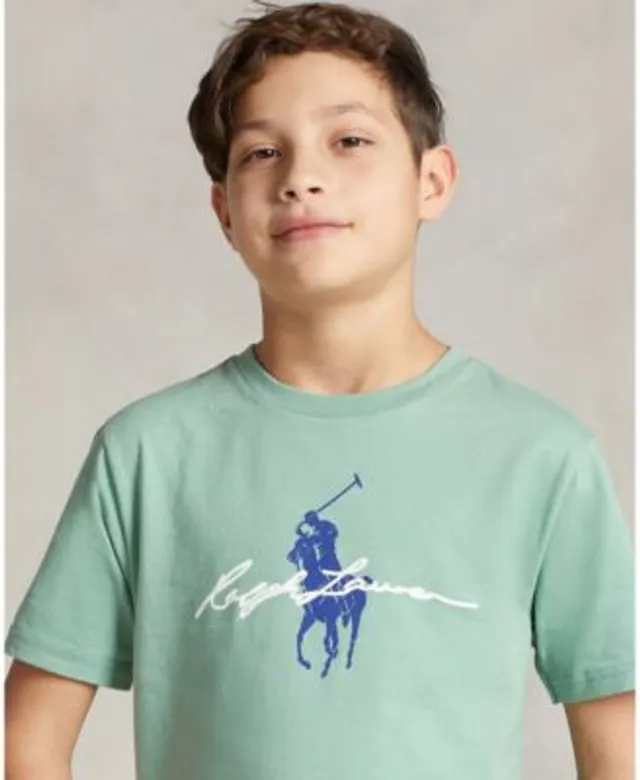 Polo Ralph Lauren - Boys Green Big Pony Polo Shirt