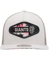 New Era San Francisco Giants Blackout 9FIFTY Trucker Mens Hat (Black)