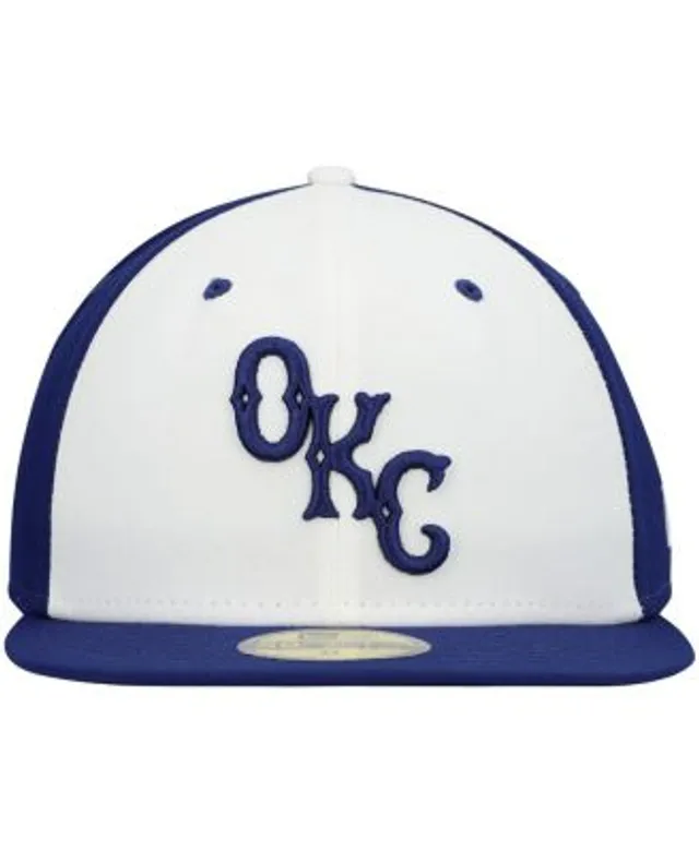 New Era Royal Oklahoma City Dodgers Authentic Collection Team Home 59FIFTY Fitted Hat