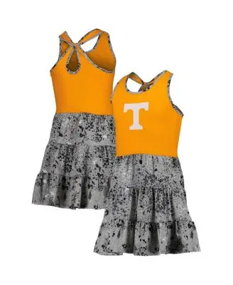 Girls Infant Colosseum Gray West Virginia Mountaineers Sweet Pea Dress