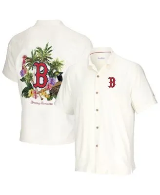 Reyn Spooner Men's Boston Red Sox scenic Button-Down Shirt - White - M (Medium)