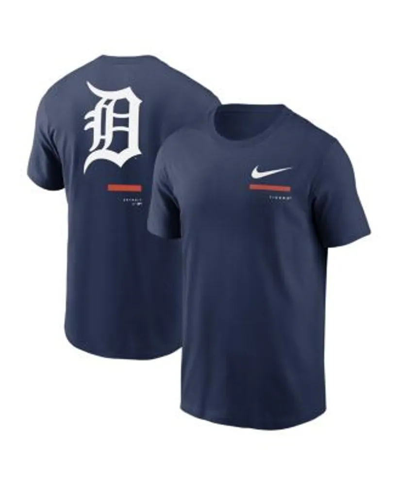 Nike Detroit Tigers Navy Team Logo Long Sleeve T-Shirt