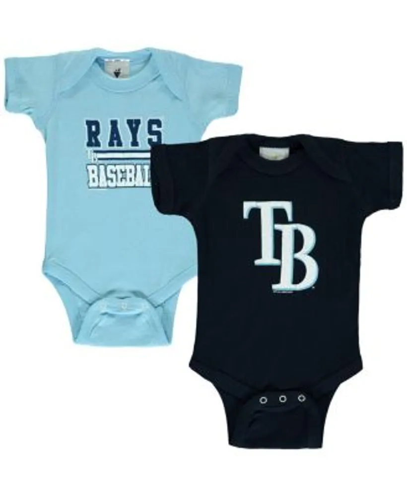 Newborn & Infant Heather Gray/Navy/White New York Yankees Minor League Player Three-Pack Bodysuit Set