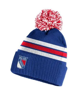 Lids Colorado Avalanche adidas Team Classics Striped Cuffed Knit Hat with  Pom - Navy