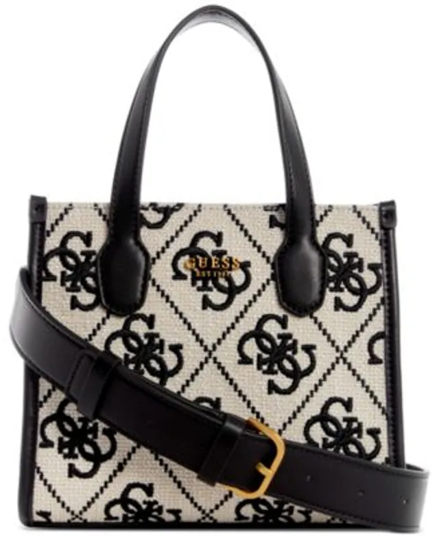  GUESS Silvana Tweed Tote : GUESS: Clothing, Shoes & Jewelry