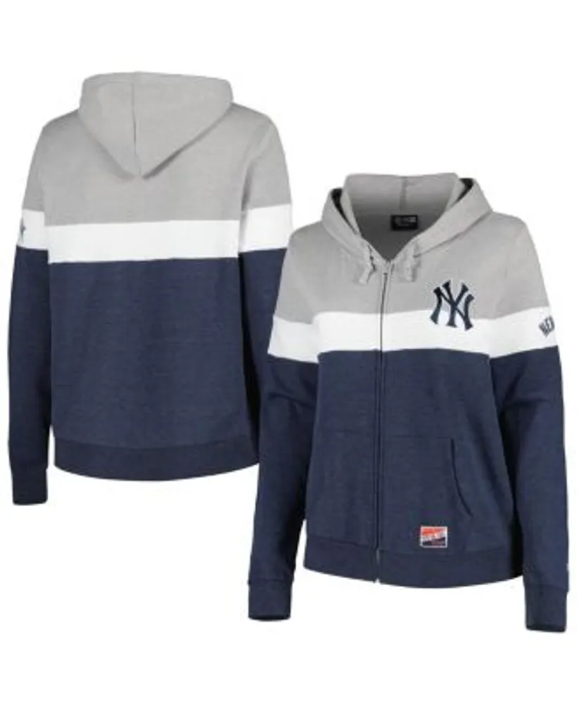 New York Yankees New Era Tie-Dye Pullover Hoodie - Navy