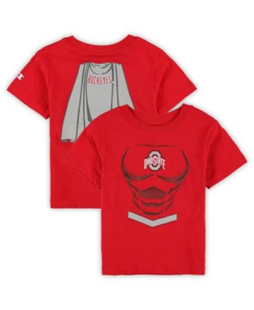 Toddler Red Chicago Cubs Ball Boy T-Shirt Size: 2T