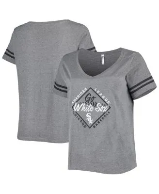 Boston Red Sox Fanatics Branded Women's Core Official Logo V-Neck T-Shirt -  Heathered Gray