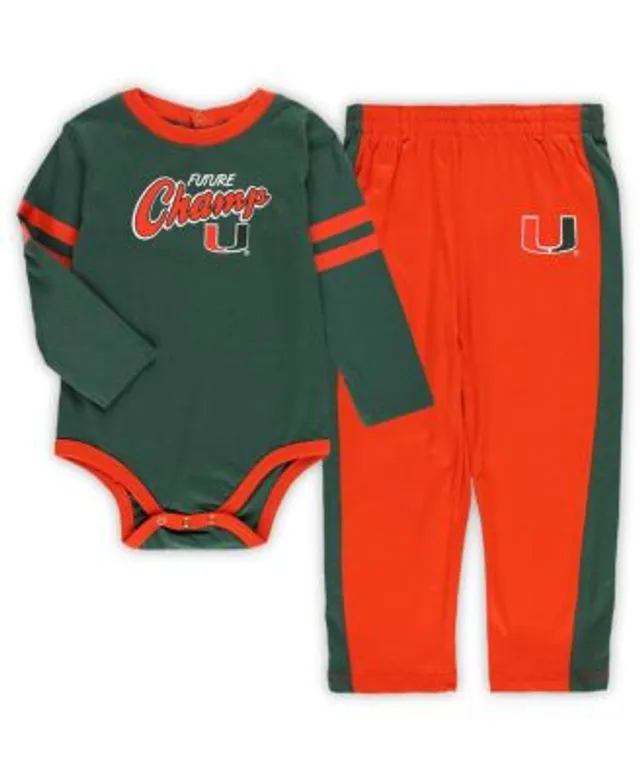 Infant Navy/Orange Chicago Bears Little Kicker Long Sleeve Bodysuit & Pants  Set