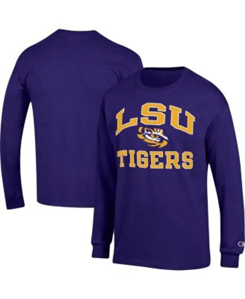 Nike Men's LSU Tigers Purple Max90 Geaux Tigers Long Sleeve T-Shirt