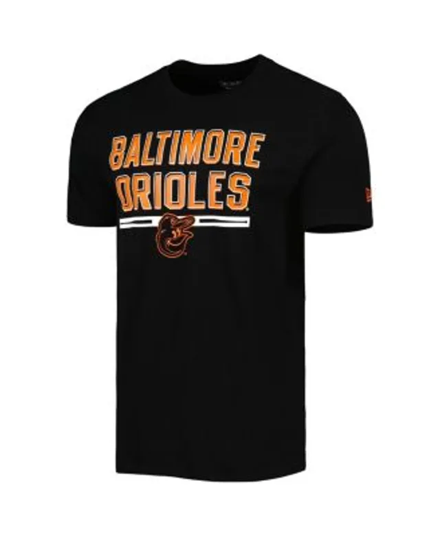 New Era Women's Baltimore Orioles Pinstripe V-Neck T-Shirt - Macy's