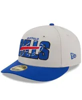 NEW ERA 59FIFTY LOW PROFILE NFL BUFFALO BILLS EMBROIDERED FITTED HAT 7 3/4