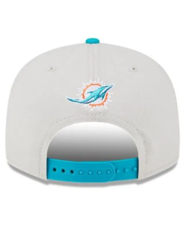 Men's New Era Aqua Miami Dolphins Basic 9FIFTY Adjustable Snapback Hat