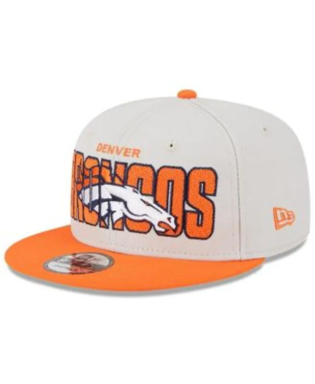 Men's Denver Broncos New Era Orange/Navy 2023 NFL 9FORTY Adjustable Hat