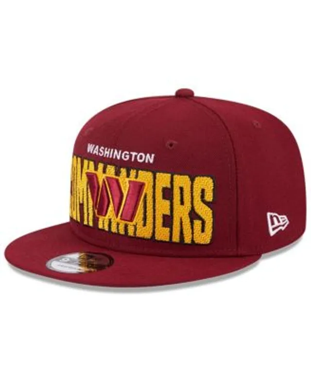 Washington Commanders New Era A-Frame Trucker 9FORTY Adjustable Hat -  Burgundy