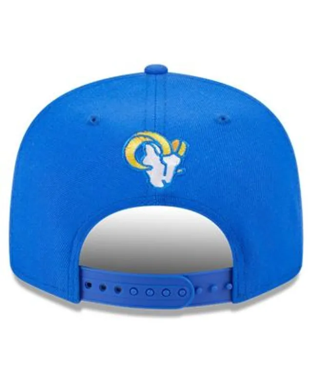 New Era 9FORTY Los Angeles Rams 4th Down Snapback Hat White Royal Blue