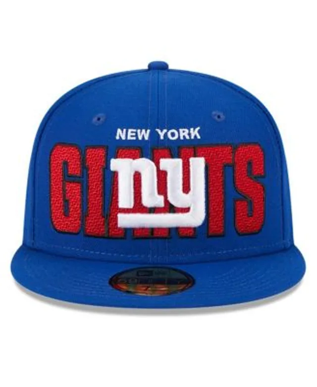 Men's New Era Stone/Royal York Giants 2023 NFL Draft Low Profile 59FIFTY Fitted Hat