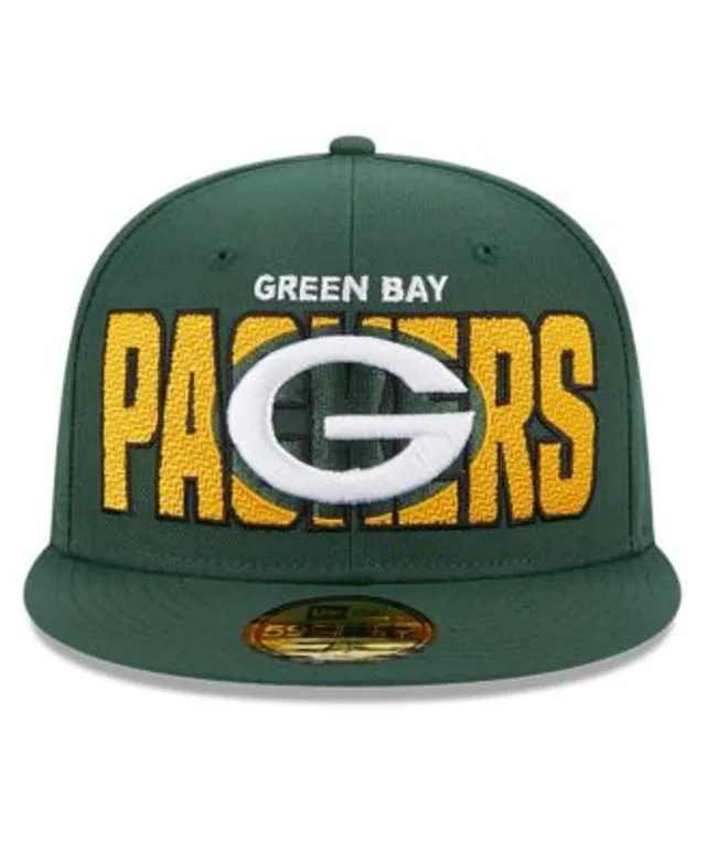 Men's New Era Graphite Green Bay Packers Storm 59FIFTY Fitted Hat