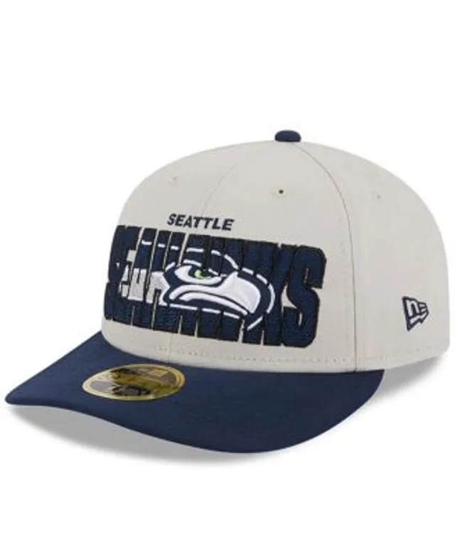 New Era Seattle Seahawks Black on Black 59FIFTY Fitted Cap - Macy's