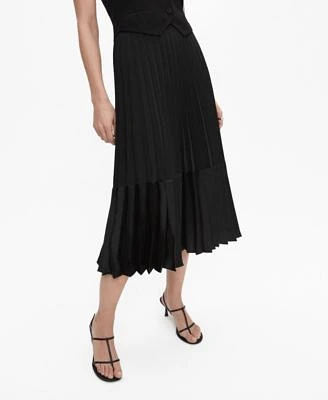 Women's Pleated Midi Skirt