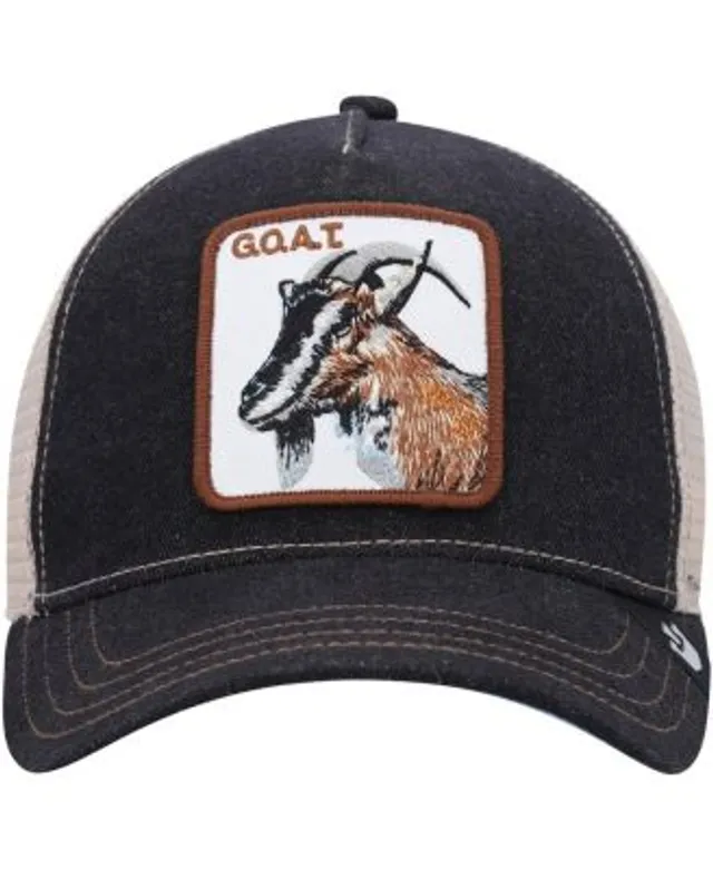 Goorin Bros Black Goat Beard Trucker Snapback Hat