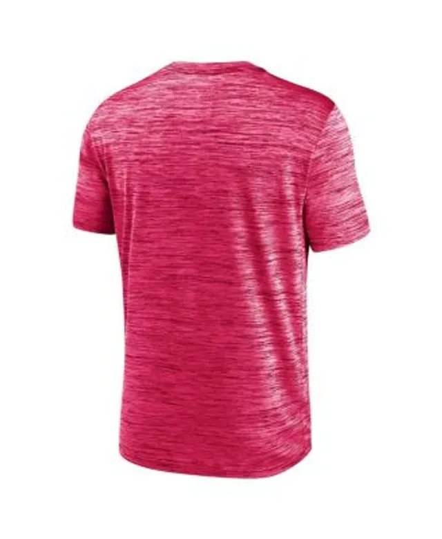 Women's Nike Pink San Diego Padres City Connect Velocity Practice Performance V-Neck T-Shirt Size: Small