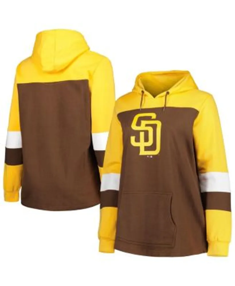 San Francisco Giants Women's Plus Size Colorblock Pullover Hoodie - Black