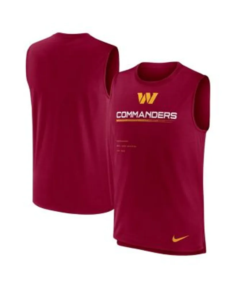 Nike Men's Burgundy Washington Commanders Muscle Trainer Tank Top