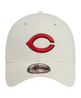 Men's New Era Cream/Pink Cincinnati Reds Chrome Rogue 59FIFTY Fitted Hat