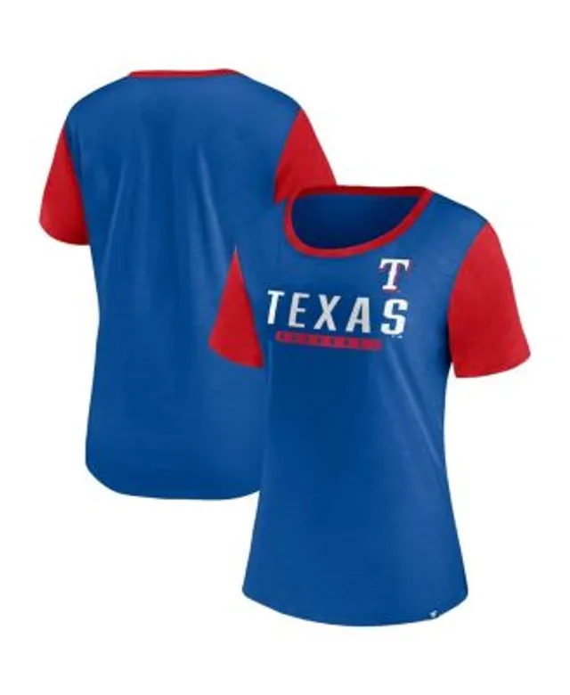 Women's Nike Jacob deGrom Royal Texas Rangers 2023 Name & Number T-Shirt