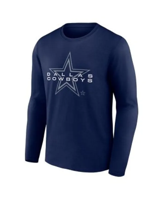 Fanatics Men's Branded Navy Dallas Cowboys Advance to Victory Long Sleeve  T-shirt