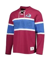 Youth Burgundy Colorado Avalanche Primary Logo Long Sleeve T-Shirt