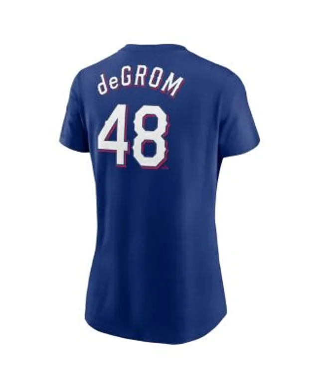 Nike Men's Nike Jacob deGrom Red Texas Rangers 2023 Name & Number