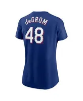 Nike Women's Dansby Swanson Royal Chicago Cubs Name and Number T