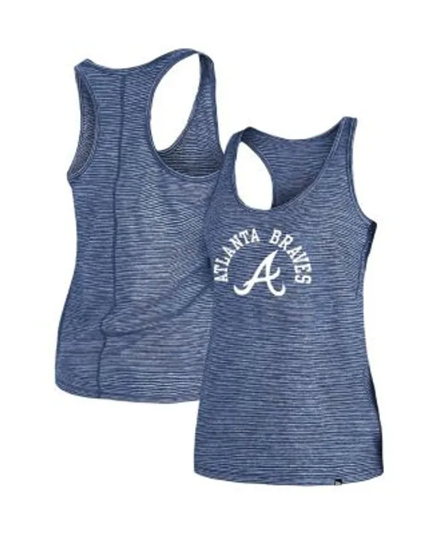 New Era Women's Atlanta Braves Navy Throwback Tank Top