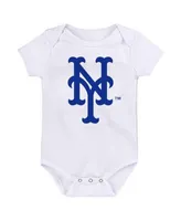 Houston Astros Newborn & Infant Minor League Player Three-Pack Bodysuit Set  - Orange/Navy/White