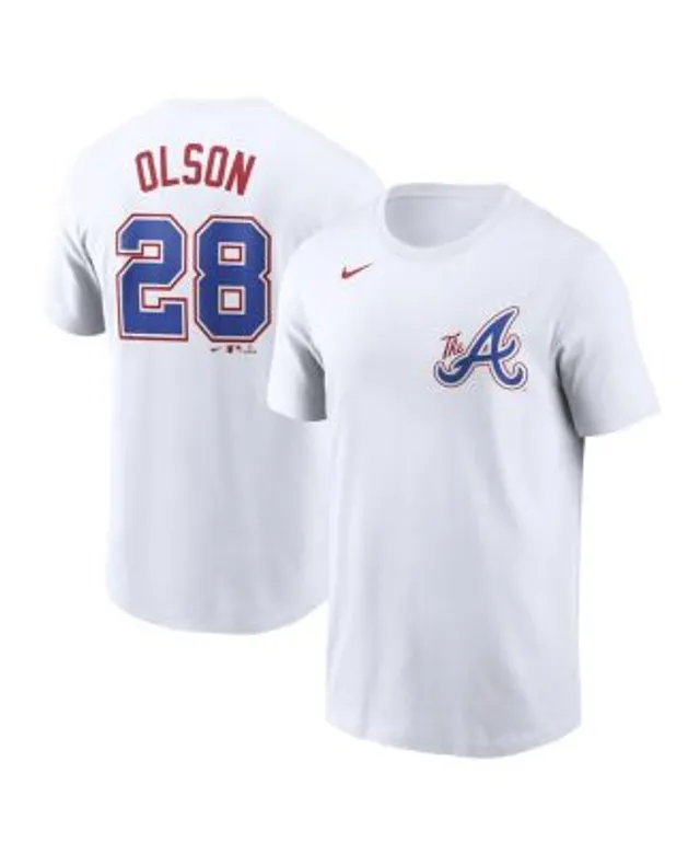 Nike Men's Matt Olson White Atlanta Braves 2023 City Connect Name