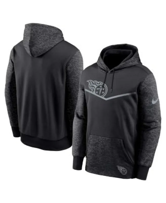 Tennessee Titans Nike Sideline Athletic Stack Performance Pullover Hoodie -  Navy