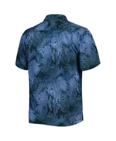 Men's Tommy Bahama Navy Dallas Cowboys Top of Your Game Camp Button-Up Shirt