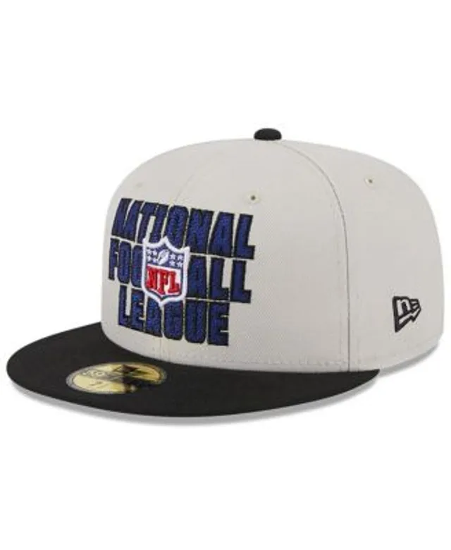 New Era Men's Stone, Black Atlanta Falcons 2023 NFL Draft On Stage 59FIFTY  Fitted Hat