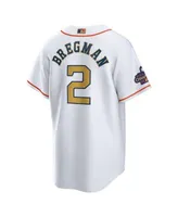 Alex Bregman Black & Gold Houston Astros Baseball Jersey