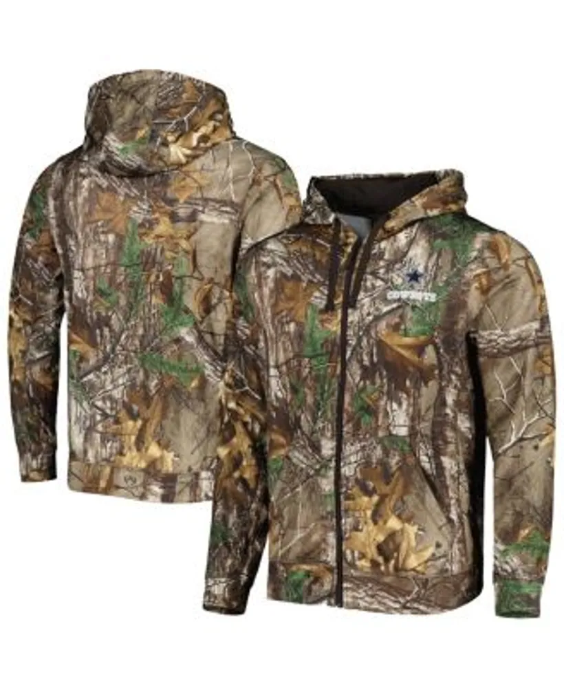 Dunbrooke Men's Realtree Camo Dallas Cowboys Trophy Tech Fleece Full-Zip  Hoodie