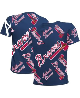 Lids Atlanta Braves Youth Letterman T-Shirt - Navy