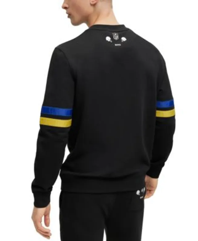 Hugo Boss Nfl Cotton-terry Sweatshirt - Las Vegas Raiders Black